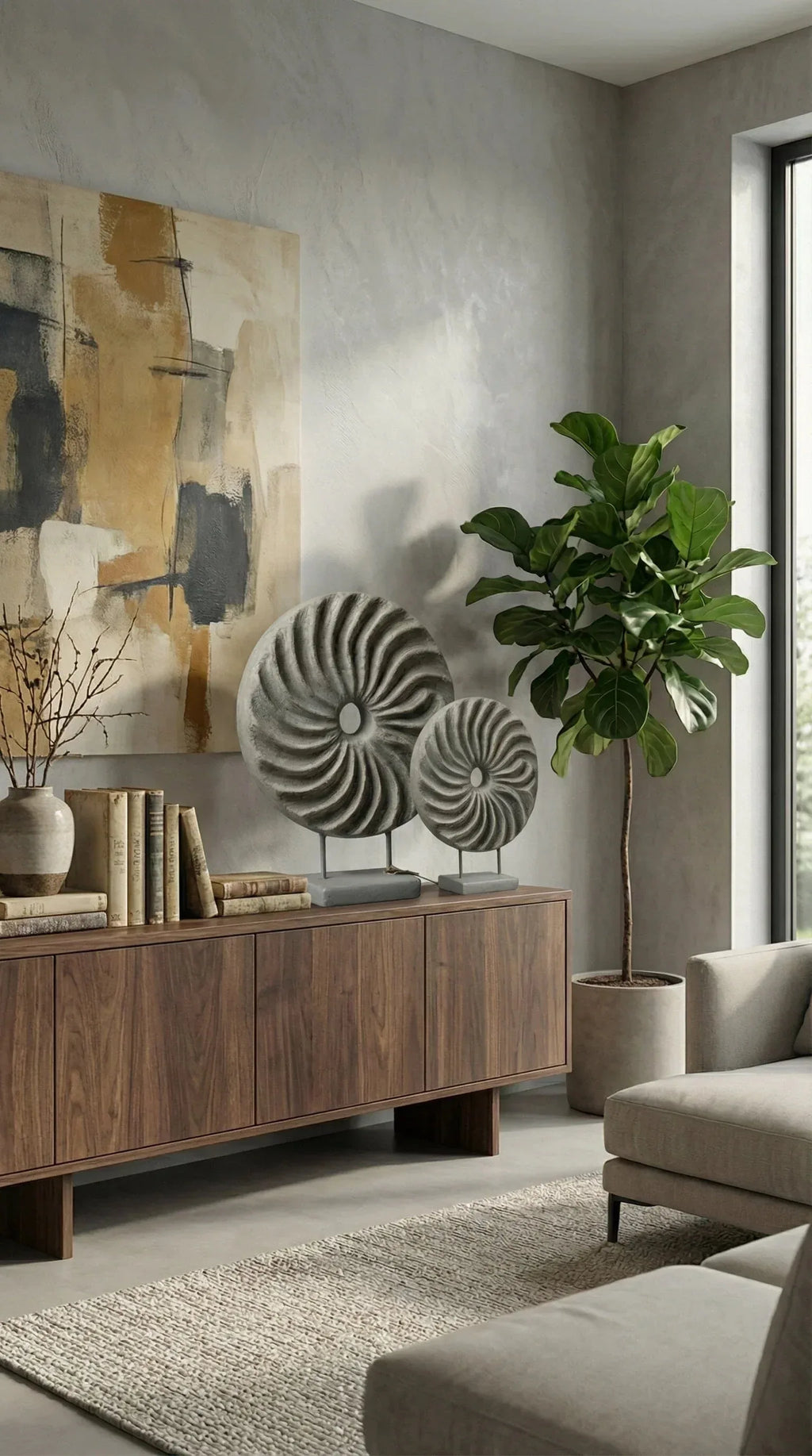 Decoração Cerâmica Fria Espiral Duo - Ateliê MMassuci