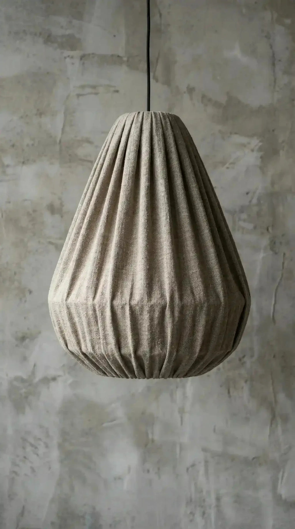 Luminária Pendente Bag Linho - Ateliê MMassuci