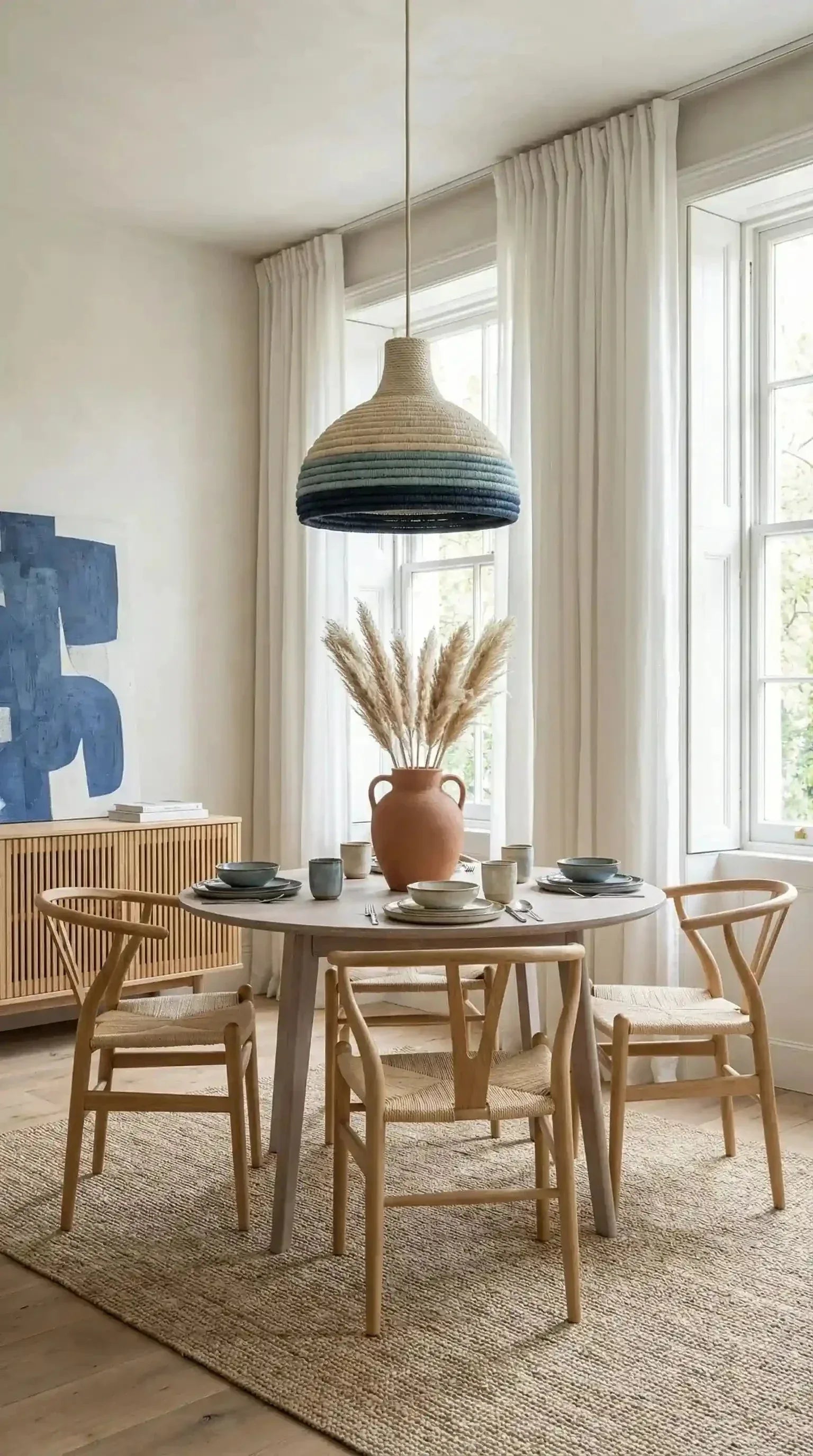 Luminária Pendente Fiber Emballage Algodão - Ateliê MMassuci