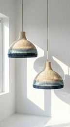 Luminária Pendente Fiber Emballage Algodão - Ateliê MMassuci