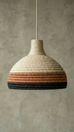 Luminária Pendente Fiber Emballage Algodão - Ateliê MMassuci