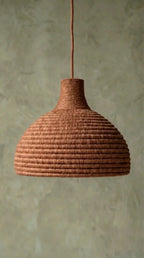 Luminária Pendente Fiber Emballage Algodão - Ateliê MMassuci