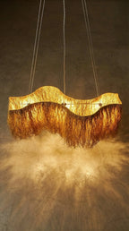 Luminária Pendente Fio de Buriti Orgânica - Ateliê MMassuci