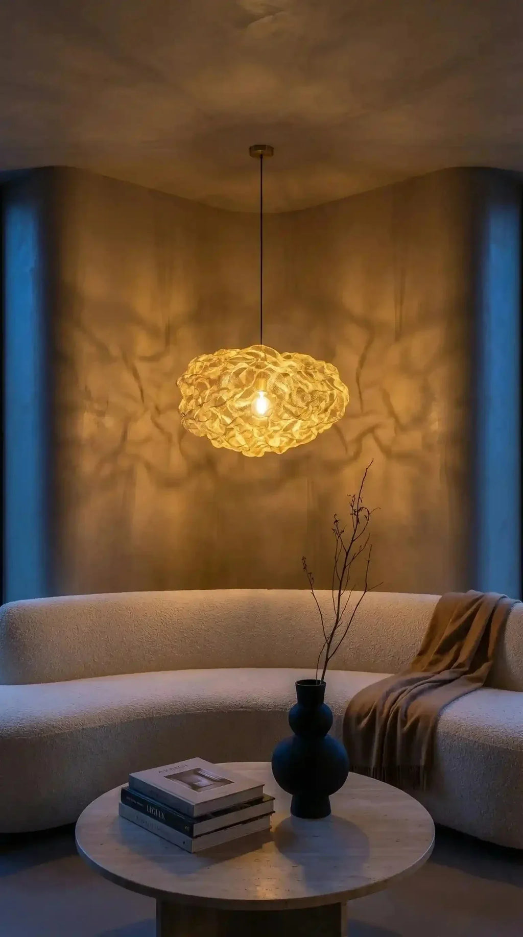 Luminária Pendente Flow Redonda - Ateliê MMassuci