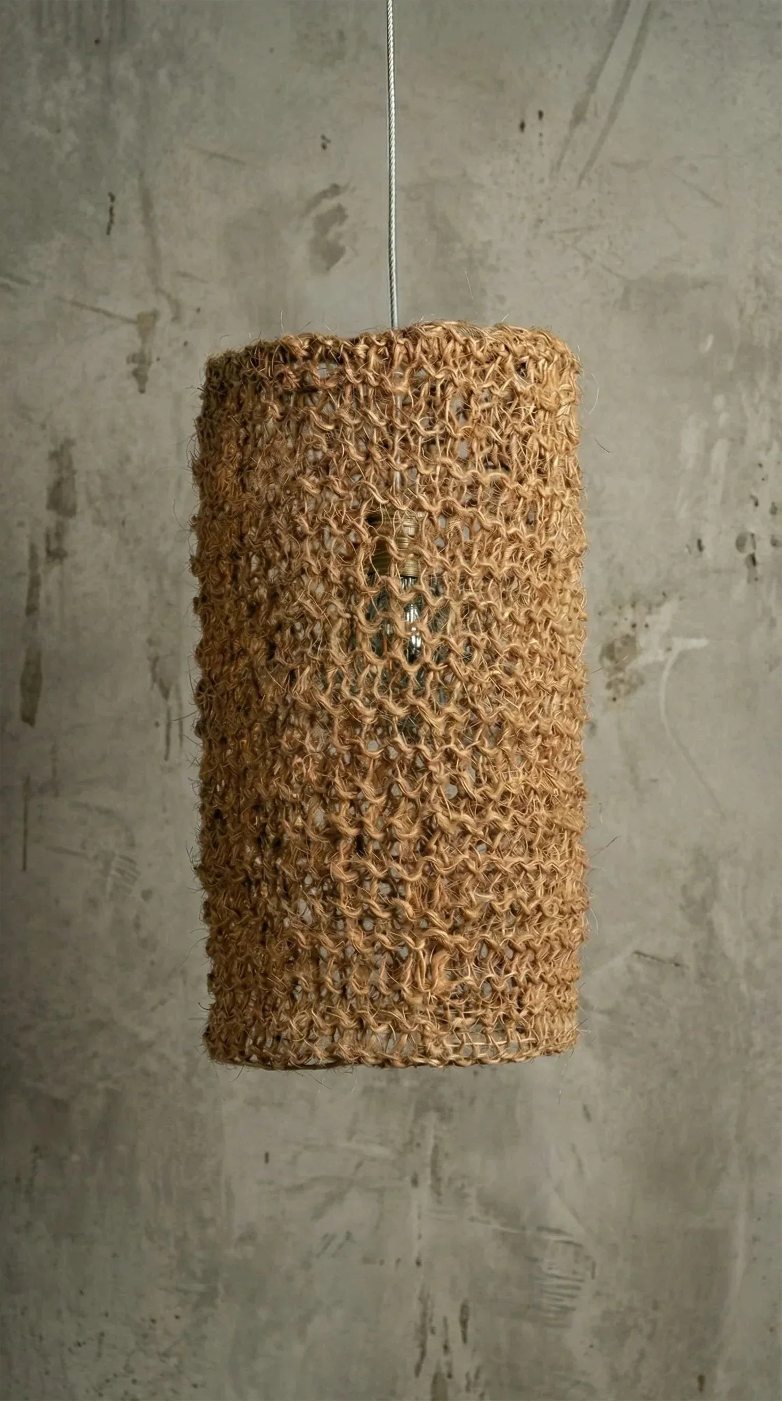 Luminaria Pendente Sisal Nest - Ateliê MMassuci