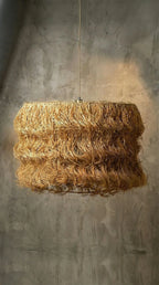 Luminária Pendente Sisal Wave - Ateliê MMassuci