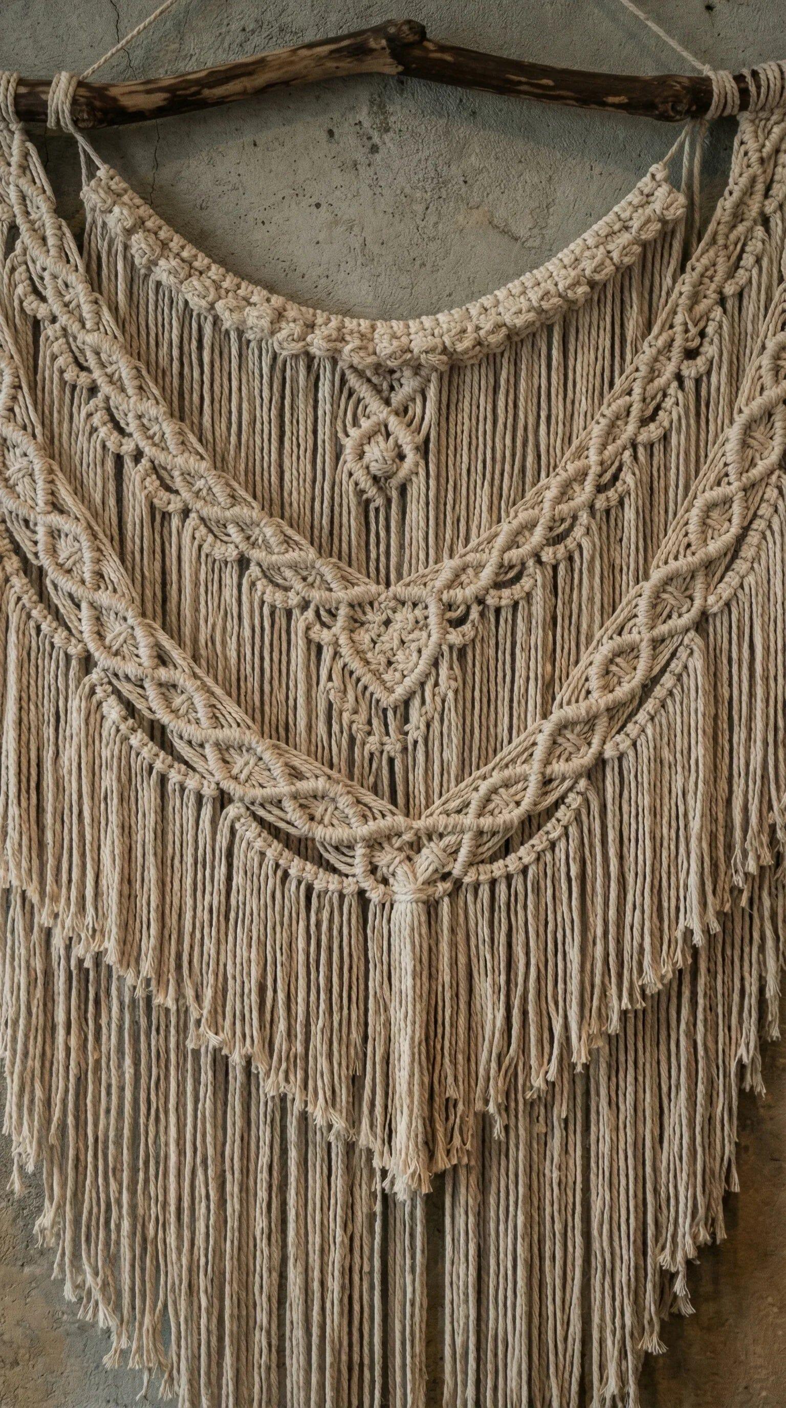 Macrame Parede Cru - Ateliê MMassuci